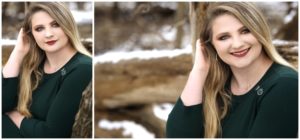 senior pictures in snow omaha